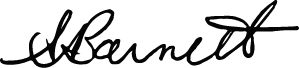 Sue Barnett Signature